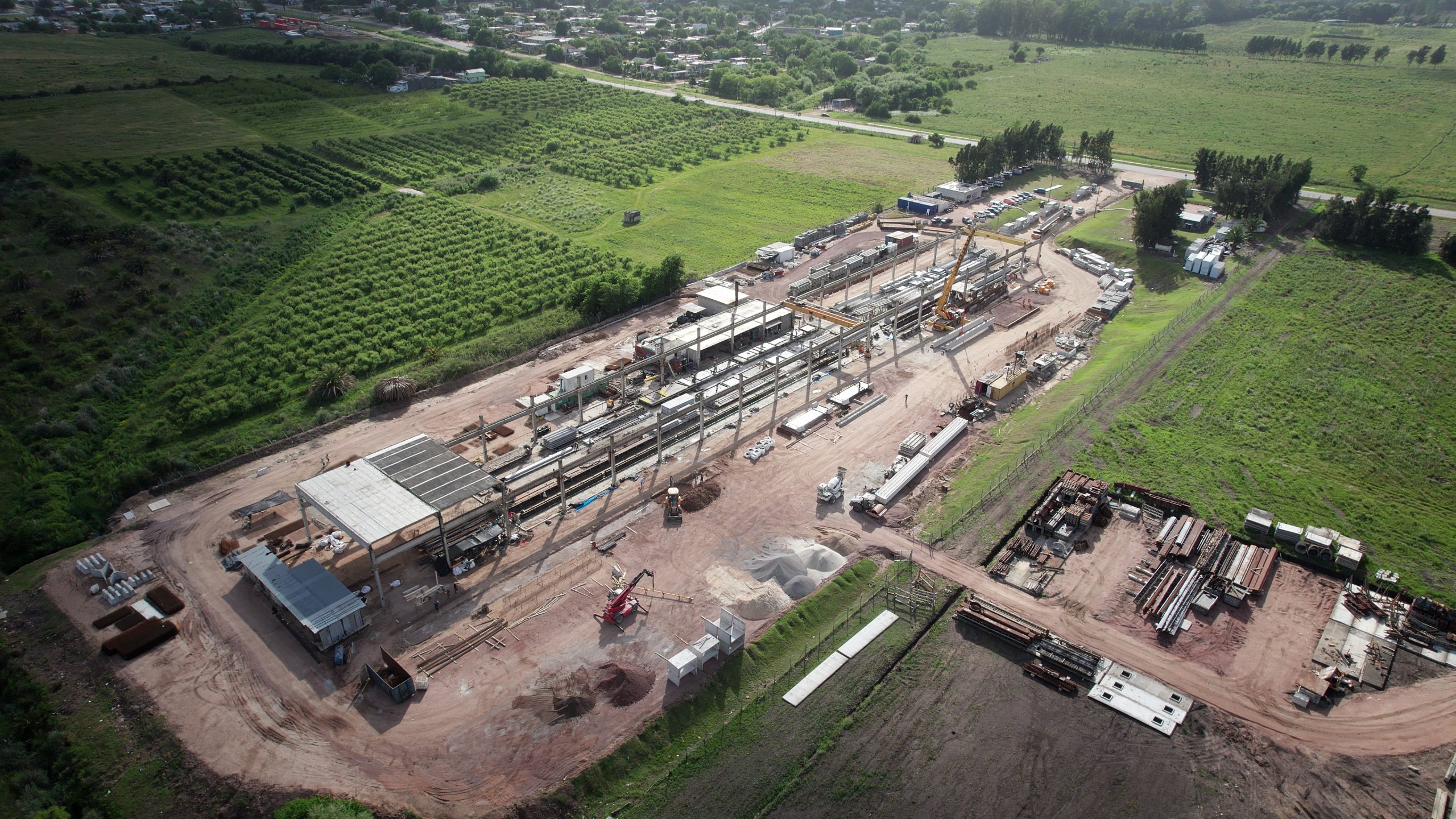 Planta industrial de Progreso, Estructuras del Uruguay. Vista aérea