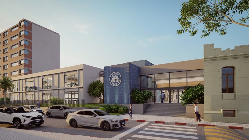 Colegio Monte VI - Acceso Fachada
