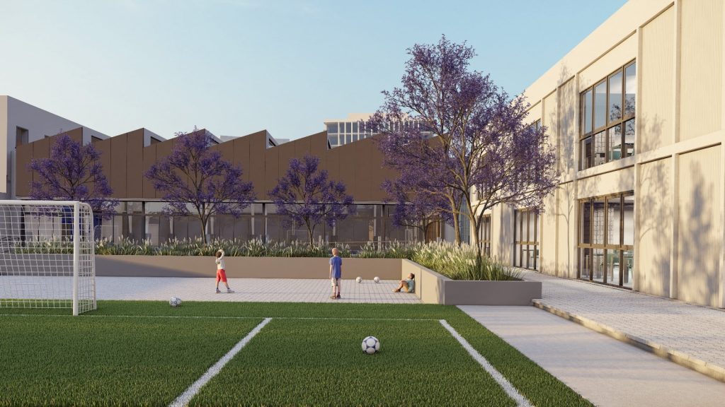 Colegio Monte VI - Render Exterior